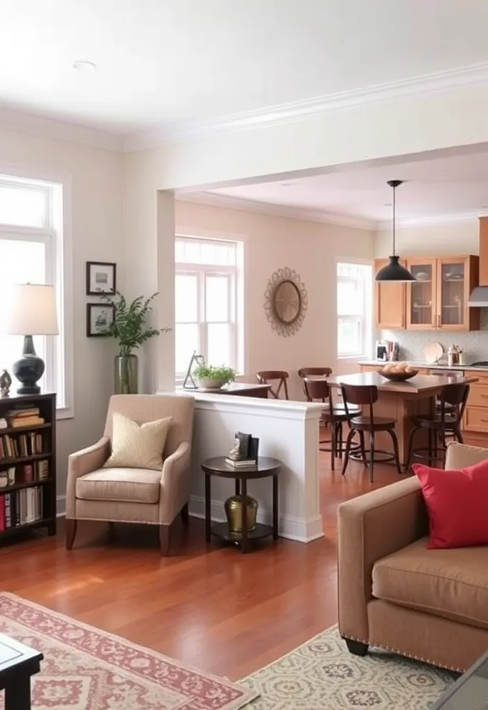 21 Stunning Open Floor Plan Living Room and Kitchen Designs That Will Inspire Your Next Renovation! - 20. Cozy Nooks