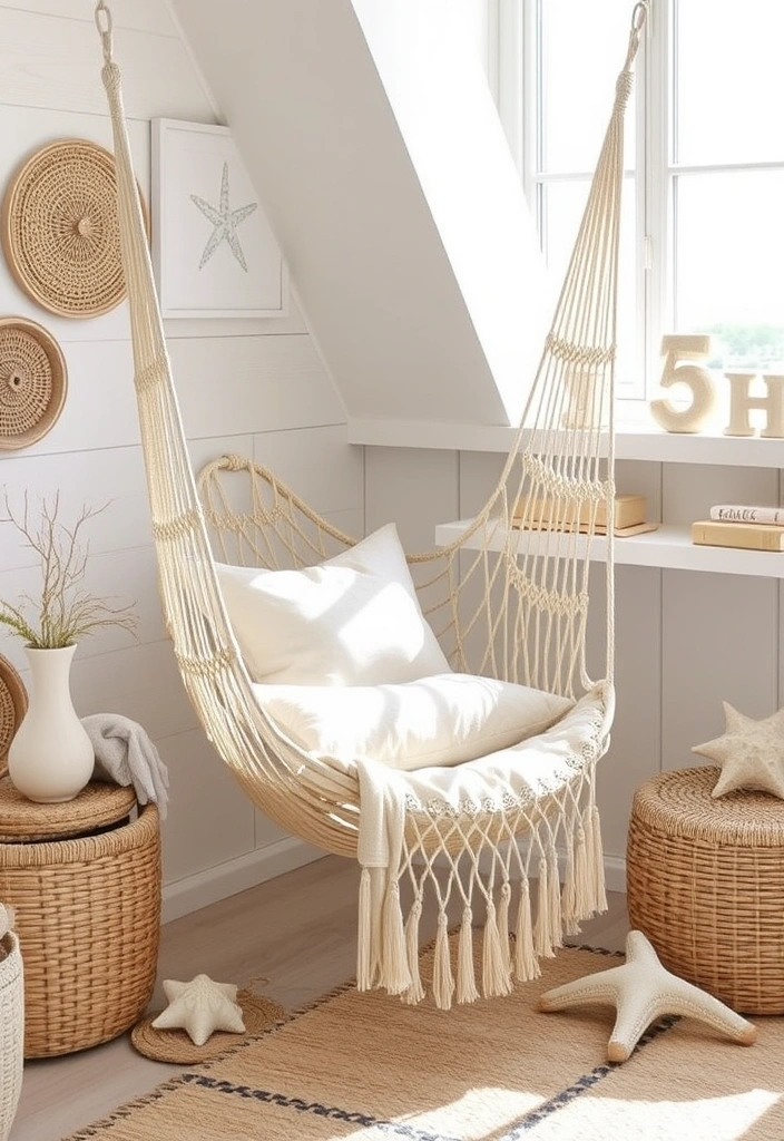 Cozy Reading Nook Ideas: Transform Your Space into a Book Lover's Paradise! - 8. Beachy Vibes