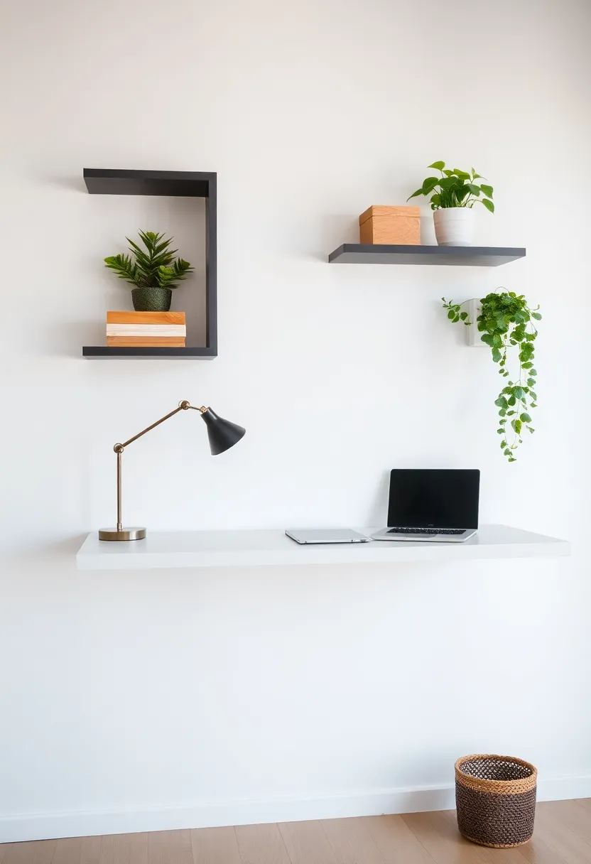 Maximize Your Space: 19 Wooden Desks and Floating Shelves for Small Rooms - 5. Floating Desk