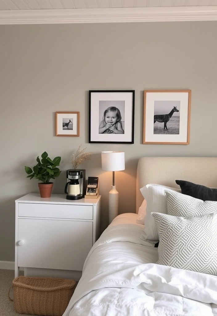 29 Best Modern Guest Bedroom Design Ideas: Embrace Soft Neutrals and Minimalist Furniture - 15. Personalized Touch