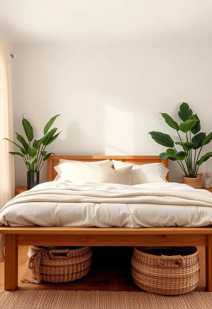 29 Best Modern Guest Bedroom Design Ideas: Embrace Soft Neutrals and Minimalist Furniture - 5. Nature-Inspired Sanctuary