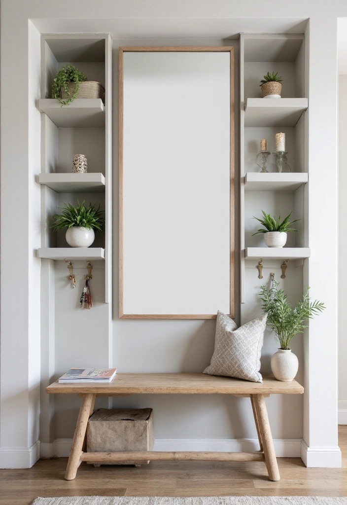 19 Clever Entryway Storage Ideas for Small Spaces: Maximize Functionality and Style! - 6. Mirror with Storage