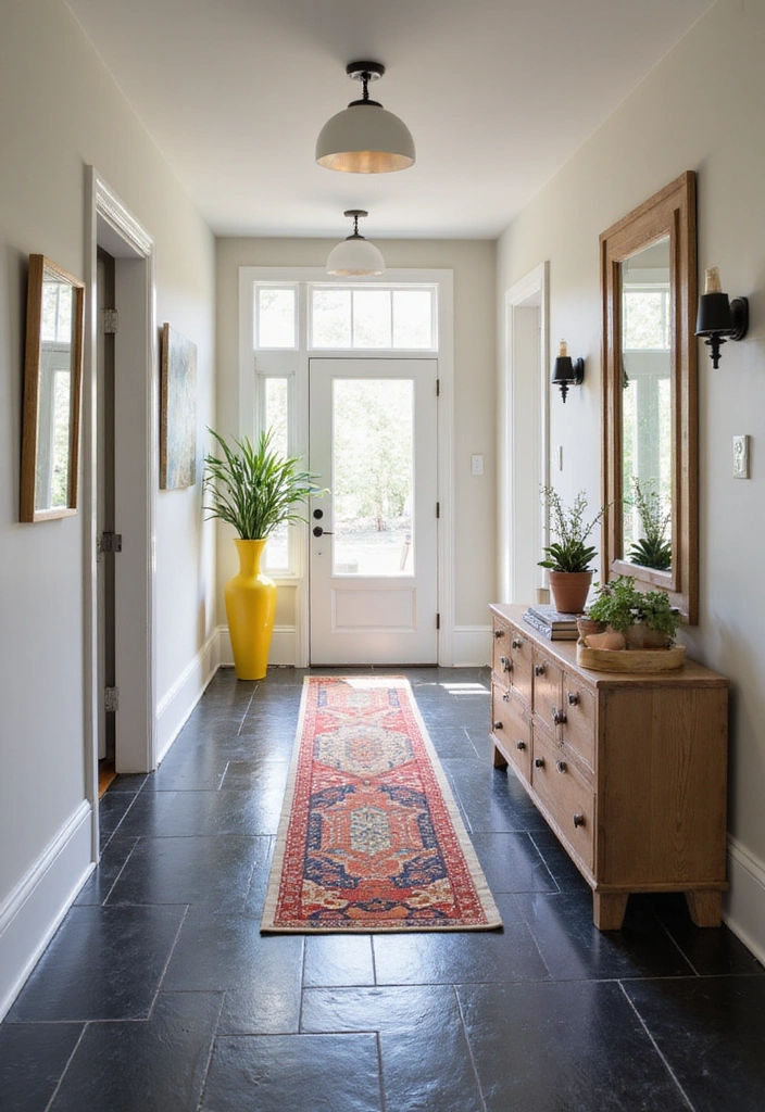 21 Creative Ways to Incorporate Sherwin Williams Slate Tile in Your Entryway Design! - 1. Create a Bold Statement with Dark Slate