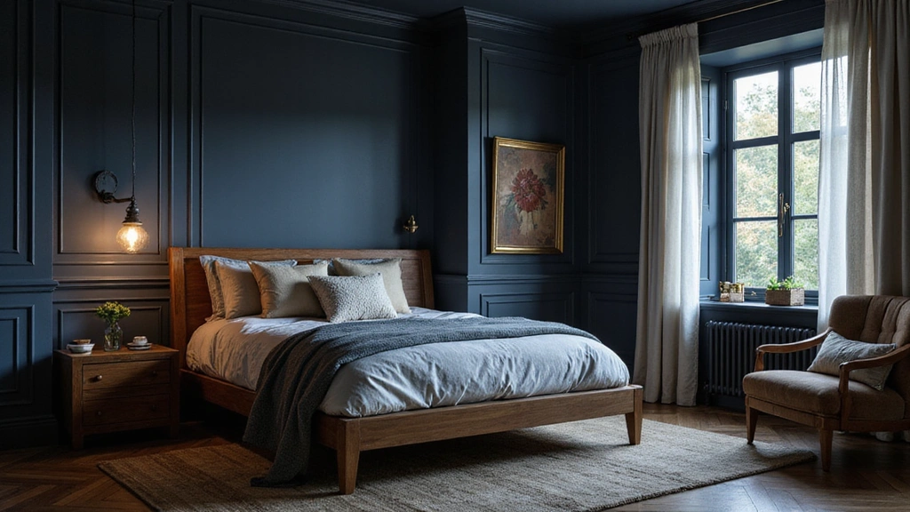 28 Dark and Moody Wall Color Trim Ideas for a Cozy and Inviting Bedroom Retreat!