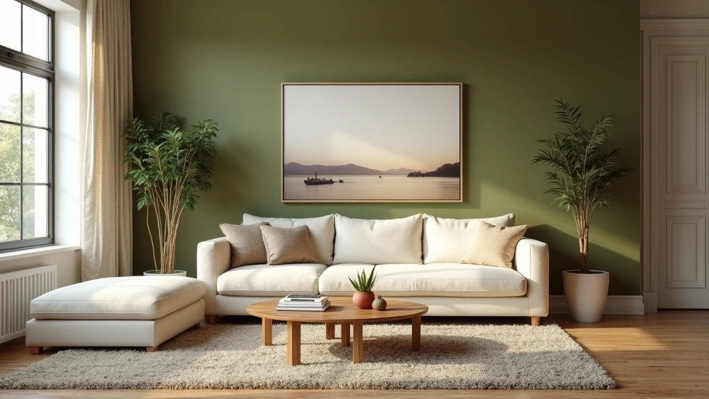 31 Chic Olive Green Accent Walls: Transform Your Modern Living Room with Style! - Home by Maria Faller