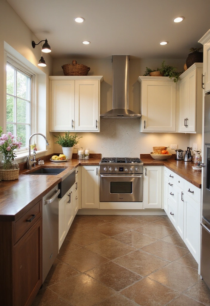 How to Choose the Perfect 2025 Kitchen Cabinet Paint Colors for a Modern Look! - 14. Creamy Beige: Warm and Inviting