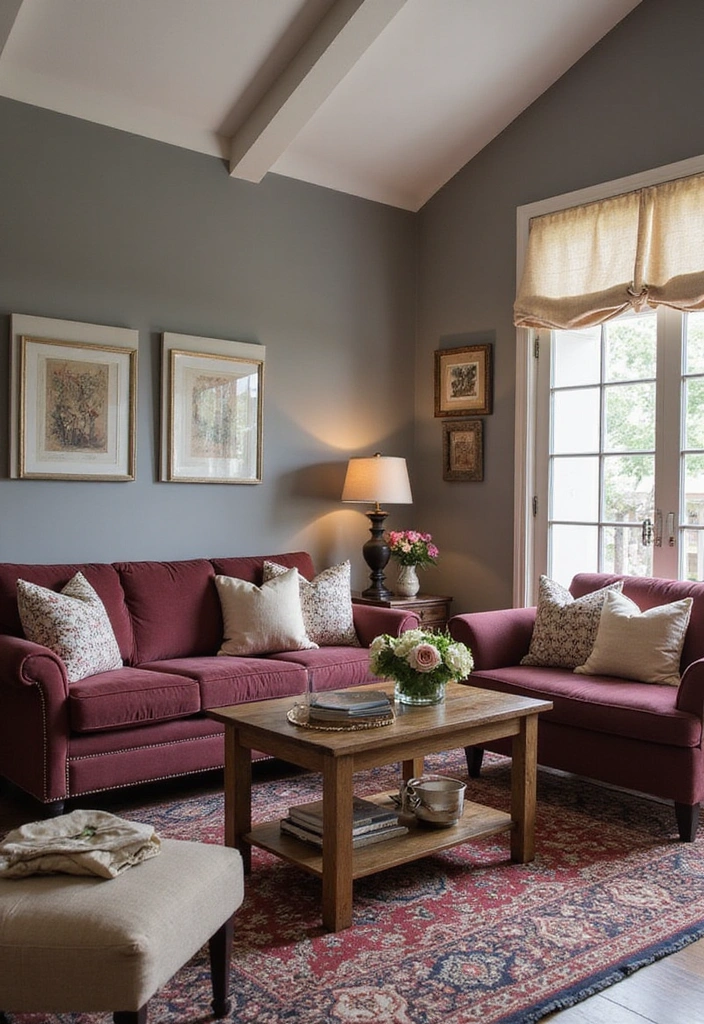 20 Dynamic Sherwin Williams Agreeable Gray Color Ideas with Darker Shades for Contrast! - 13. Inviting Family Room