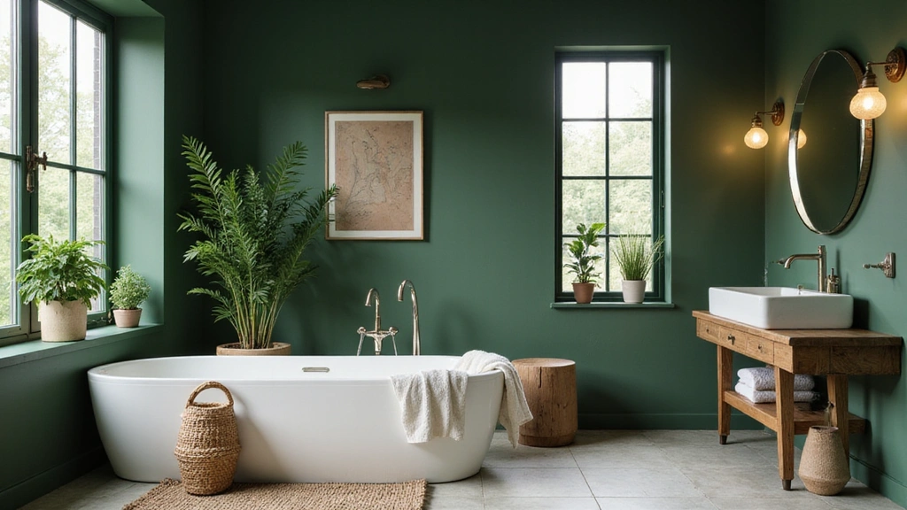 20 Inviting Forest Green Bathroom Ideas for a Cozy and Stylish High-Wall Retreat!