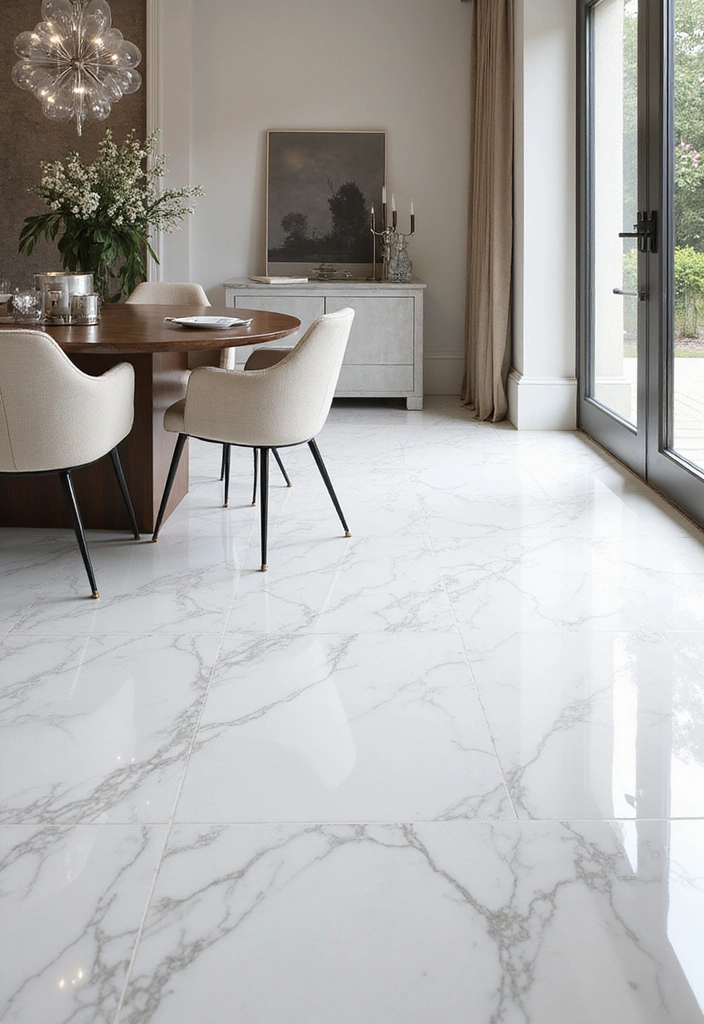 17 Beautiful Floor Design Ideas to Instantly Transform Every Room in Your Home - 3. Luxurious Marble Floors