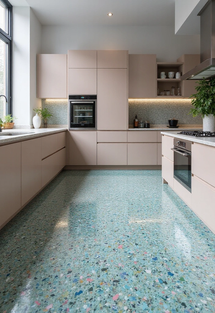 17 Beautiful Floor Design Ideas to Instantly Transform Every Room in Your Home - 9. Eclectic Terrazzo Designs