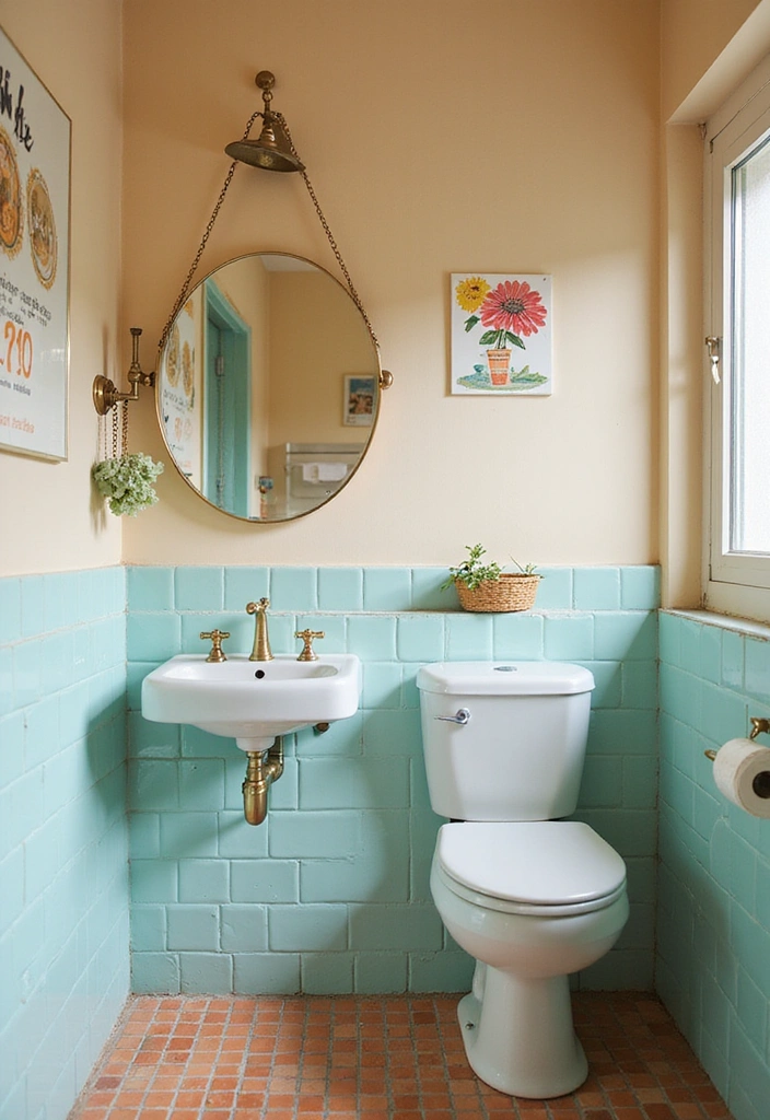 25 Retro Bathroom Design Ideas Featuring Groovy Tiles and Funky Fixtures for a Bold 70s Revival - 15. Retro Shower Heads