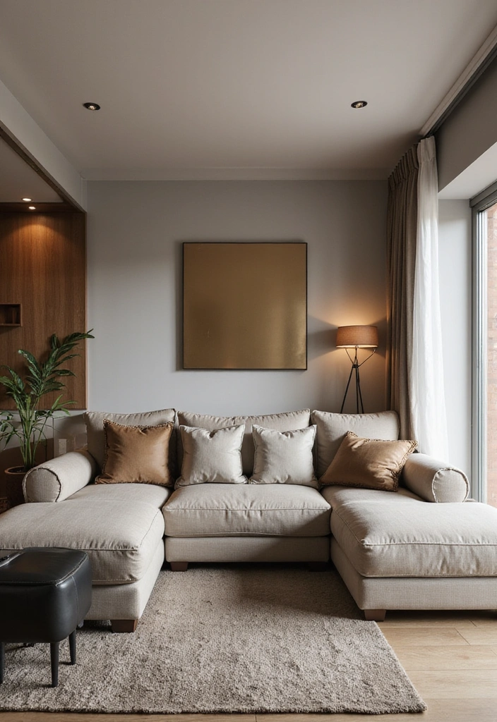 29 Transitional Earth Tone Palettes for Polished and Timeless Interiors - 11. Warm Greys and Beiges