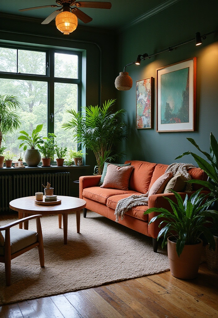 29 Transitional Earth Tone Palettes for Polished and Timeless Interiors - 19. Urban Jungle