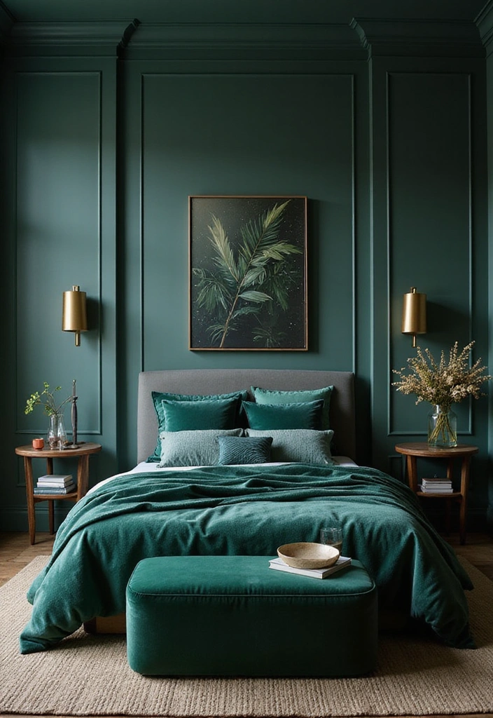 29 Transitional Earth Tone Palettes for Polished and Timeless Interiors - 23. Midnight Forest
