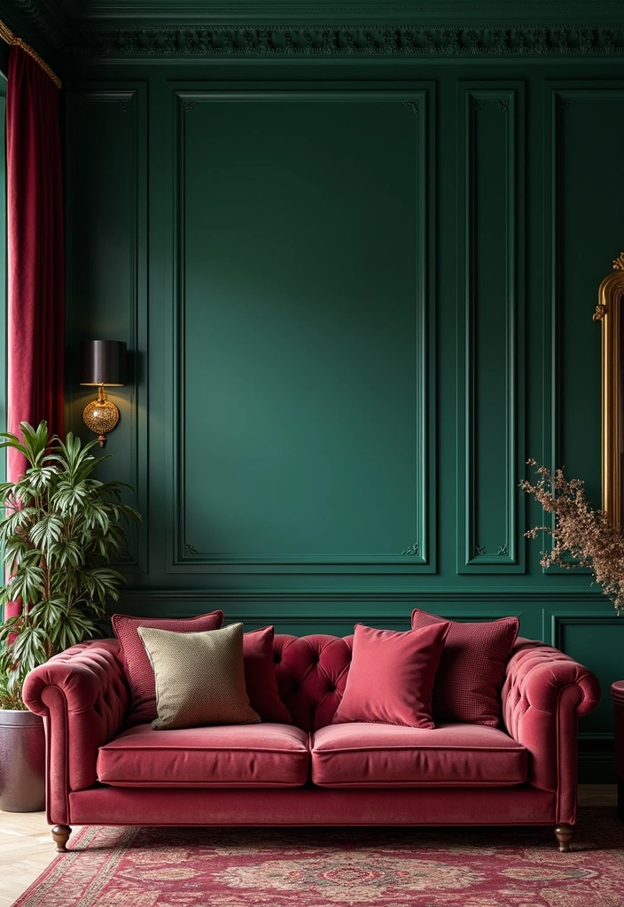 29 Transitional Earth Tone Palettes for Polished and Timeless Interiors - 26. Earthy Jewel Tones