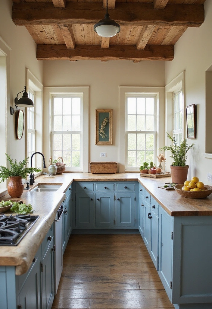 29 Transitional Earth Tone Palettes for Polished and Timeless Interiors - 3. Rustic Farmhouse Charm
