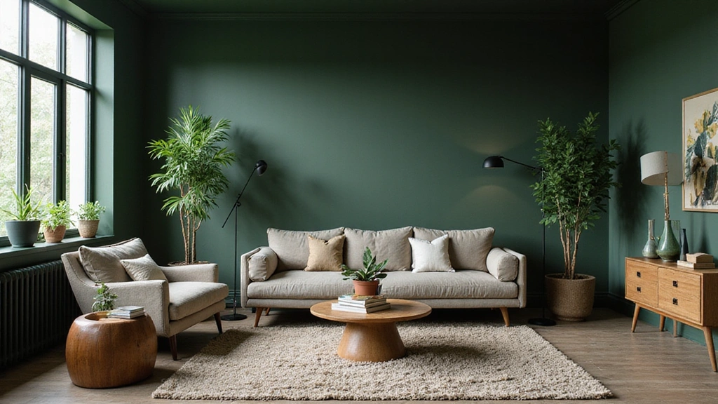 32 Dark Green Living Room Ideas for an Elegant and Cozy Vibe