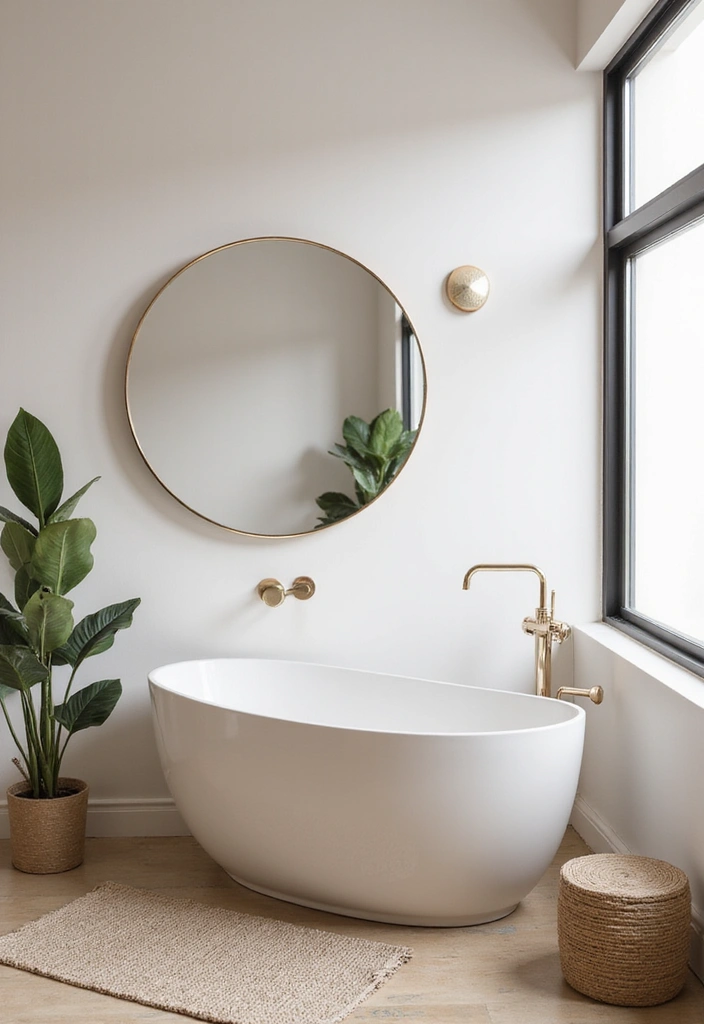 33 Boho Mirrors That Bring Cozy Charm and Style to Every Room in Your Home - 18. Floating Mirror