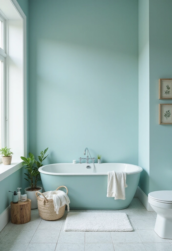 Refresh Your Home’s Look with Stunning Contrast Trim Paint Combinations - 6. Cool Aqua and Crisp White