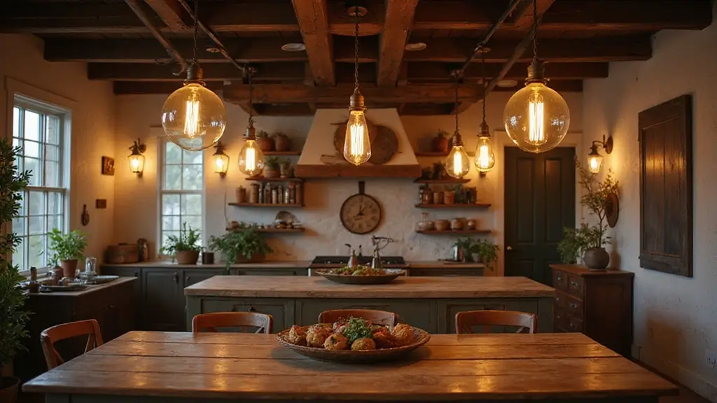 45 Farmhouse Lighting Ideas: Perfectly Blend Vintage Charm with Playful Sophistication