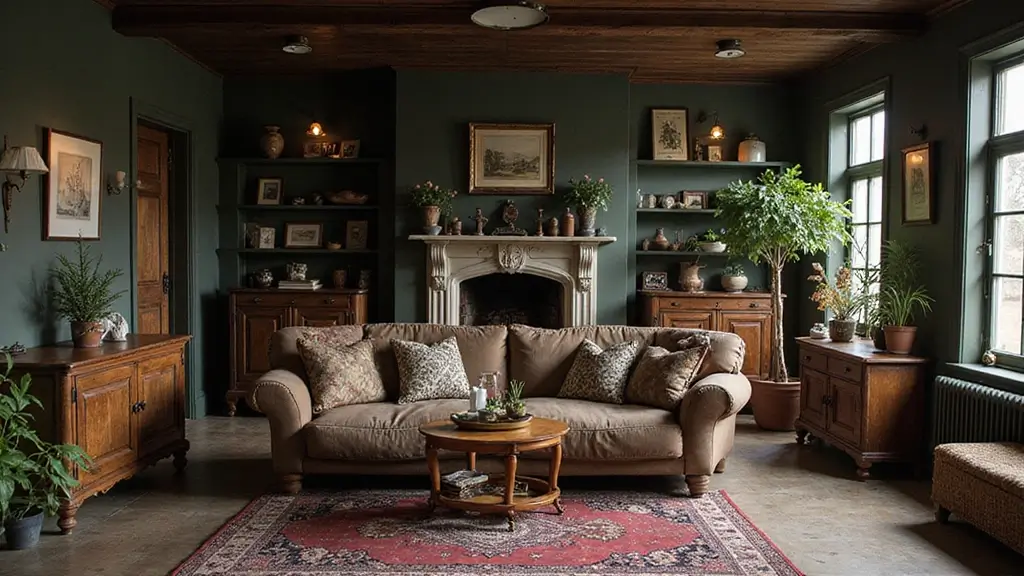45 Vintage Dark Cottagecore House Interior Secrets Using Thrifted with Antique Treasures