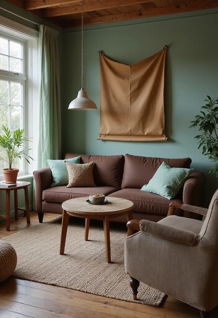 25 Luxurious Bold Color Palettes Featuring Jewel Tones & Deep Hues | Opulent Look! 💎 - 12. Chocolate Brown and Mint Green