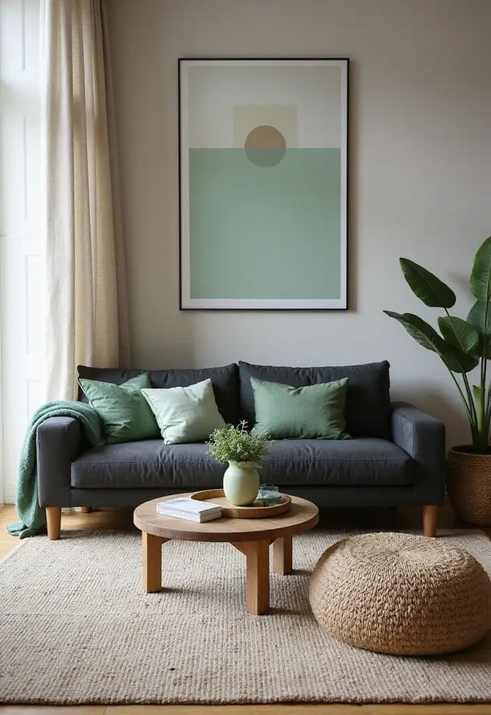 25 Luxurious Bold Color Palettes Featuring Jewel Tones & Deep Hues | Opulent Look! 💎 - 23. Pistachio and Charcoal