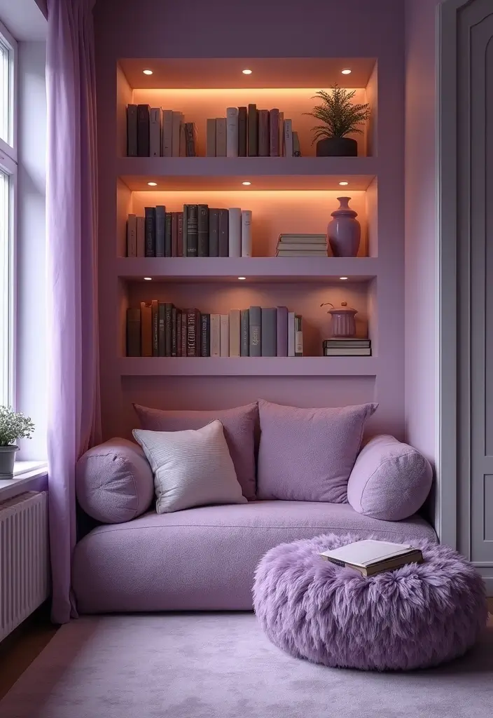 25 Luxurious Bold Color Palettes Featuring Jewel Tones & Deep Hues | Opulent Look! 💎 - 4. Amethyst Dreams with Soft Lavender