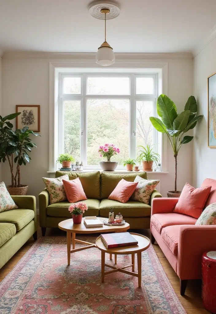 29 Balanced Olive Green Contrast Color Combinations For Harmonious High-Impact - Olive Green and Coral Pink