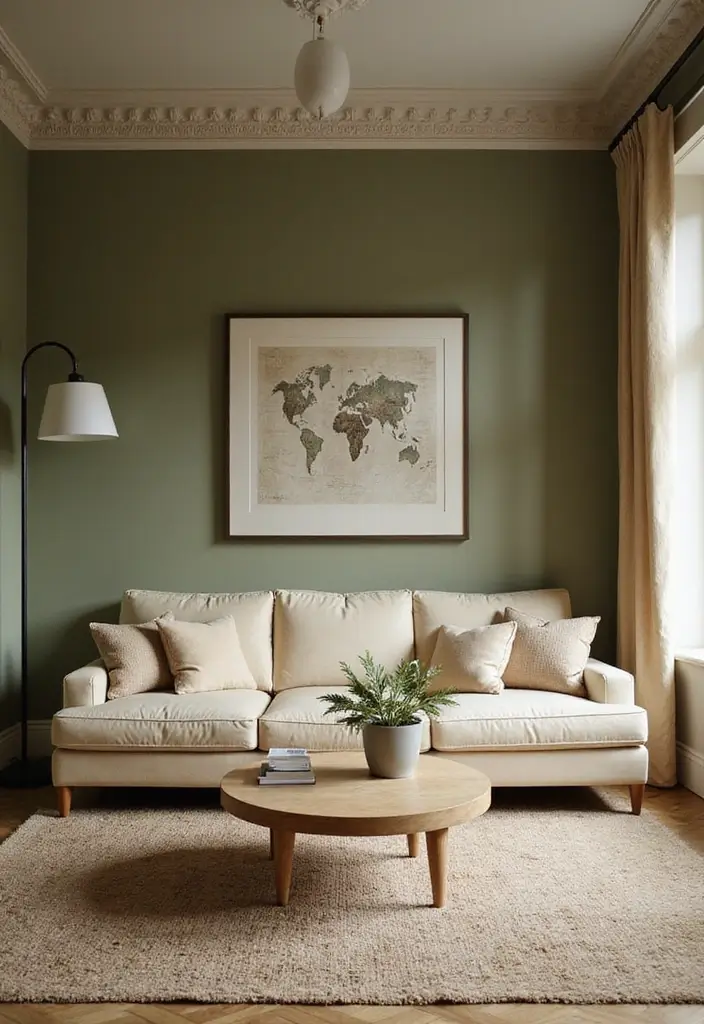 29 Balanced Olive Green Contrast Color Combinations For Harmonious High-Impact - Olive Green and Cream