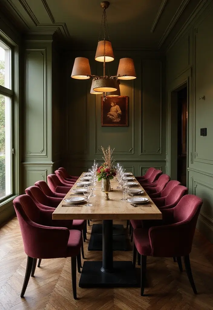 29 Balanced Olive Green Contrast Color Combinations For Harmonious High-Impact - Olive Green and Rich Burgundy