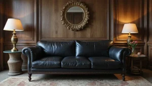 31 Polished Black Leather Couch Living Room Ideas For a Sophisticated and Luxe Look
